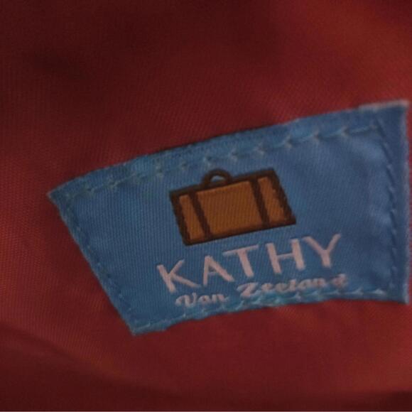 BigY2K Kathy Van Zeeland Black  Faux Leather Shoulder Bag Silver Accents 16"x13" - Picture 7 of 8